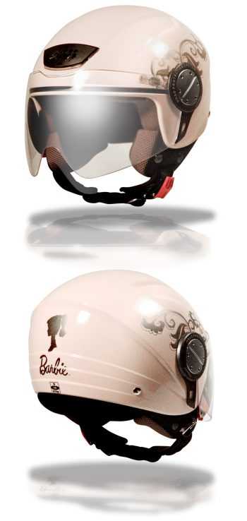 casco de la barbie